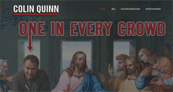 Desktop Screenshot of colinquinn.com